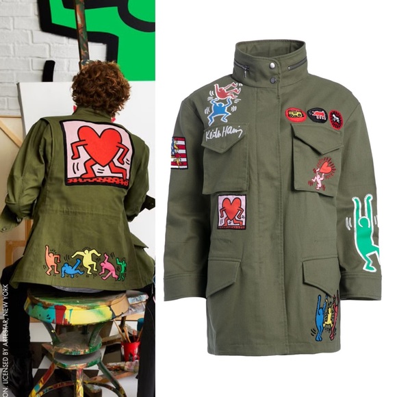 RARE Keith Haring x Alice + Olivia
Limited Edition Russo Parka Size Small - Picture 15 of 16